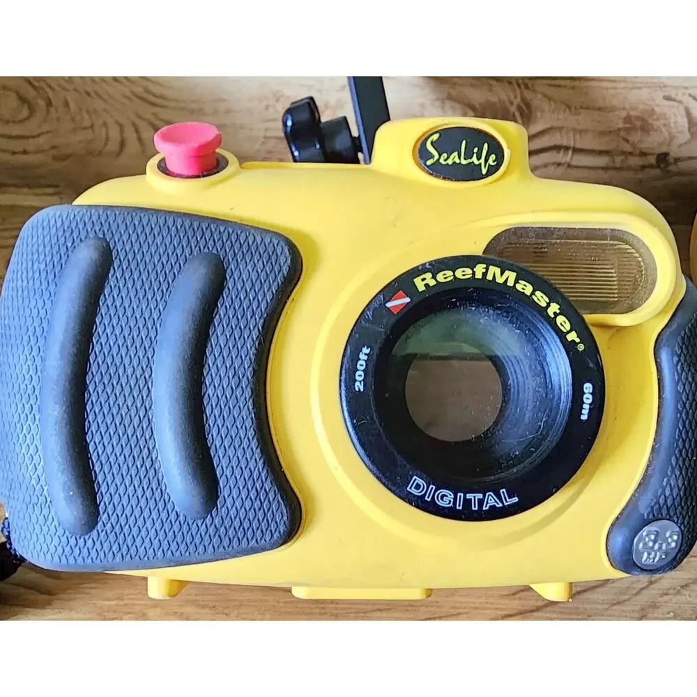 SeaLife ReefMaster Underwater Camera Ext. Flash Battery Charger & Extras READ